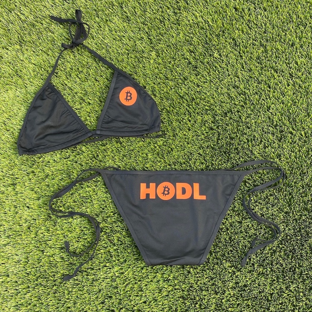 The Original Bitcoin HODL Bikini In Black
